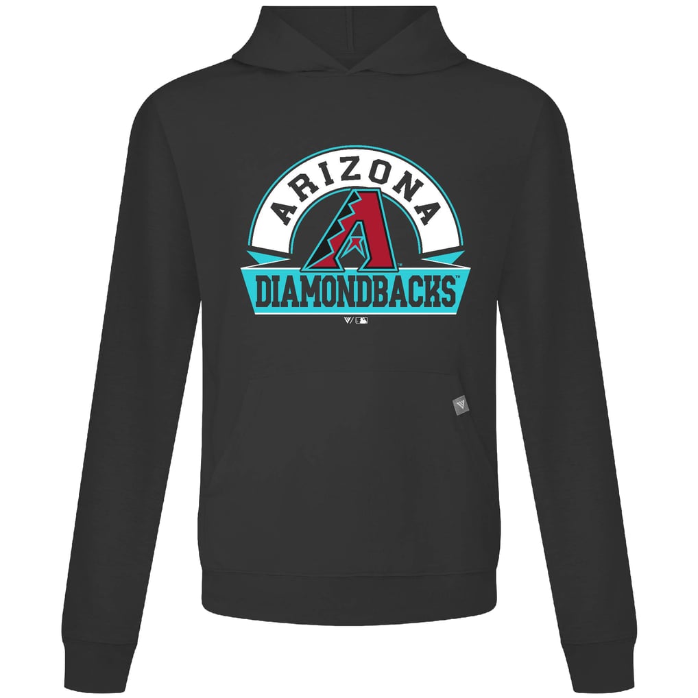 Arizona Diamondbacks Levelwear Relay Banner Arch Pullover Hoodie - Black