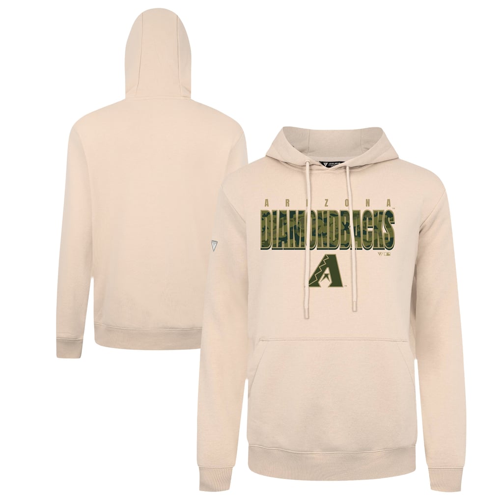  Arizona Diamondbacks Levelwear Podium Protect Pullover Hoodie - Khaki
