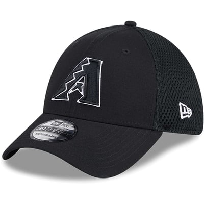 Arizona Diamondbacks New Era Neo 39THIRTY Flex Hat - Black/White
