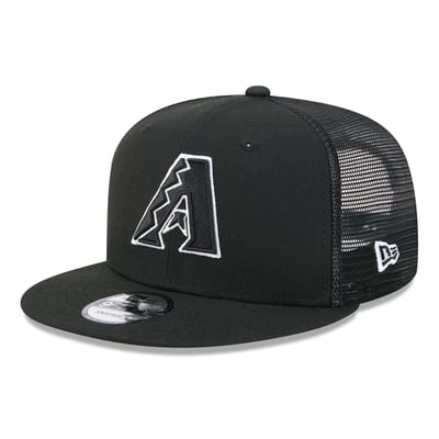 Arizona Diamondbacks New Era 9FIFTY Adjustable Trucker Hat - Black