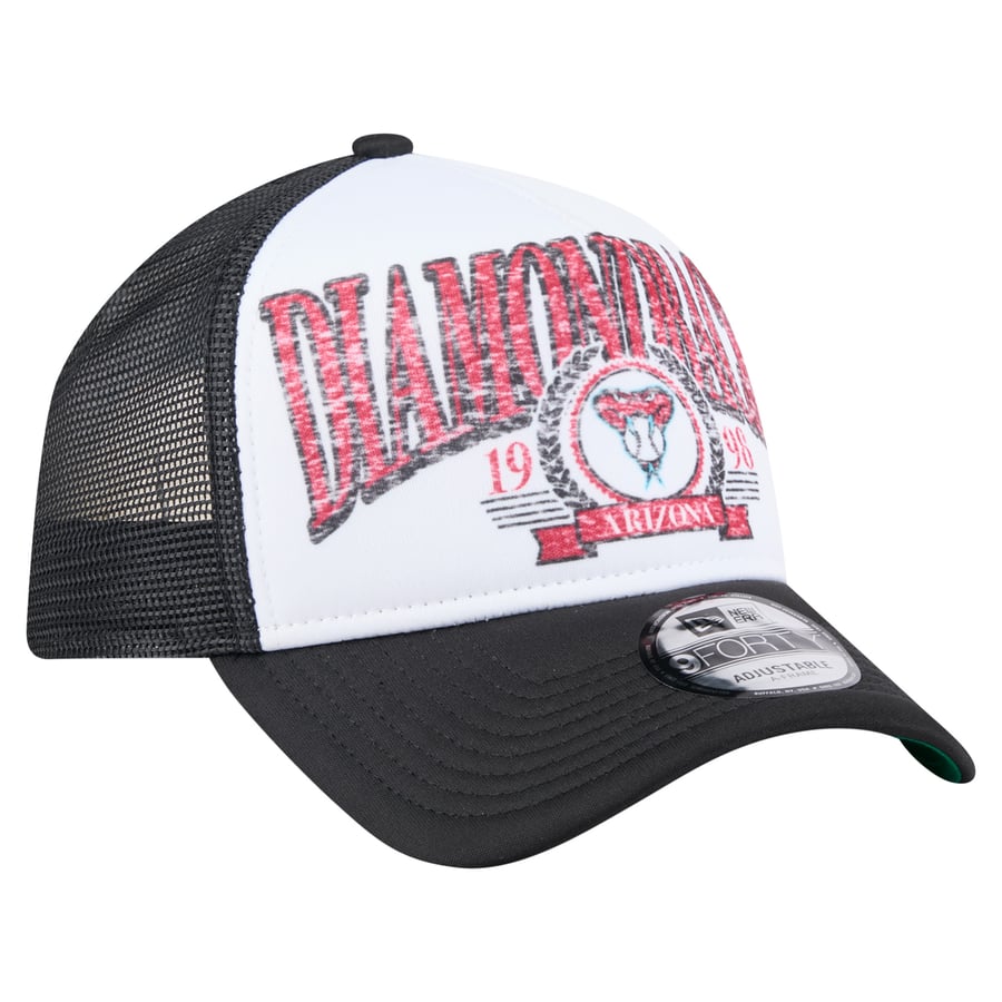 Men's Arizona Diamondbacks New Era Black Distressed 9FORTY A-Frame ...