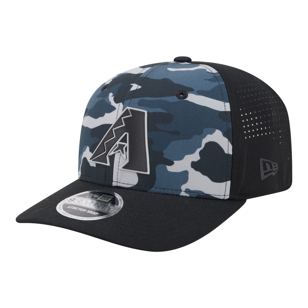 Arizona Diamondbacks New Era Tonal Camo 9SEVENTY Stretch-Snap Hat - Black