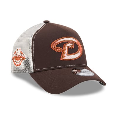 Arizona Diamondbacks New Era Pumpkin Spice 9FORTY A-Frame Adjustable Trucker Hat - Brown