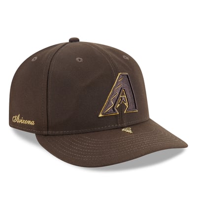 Arizona Diamondbacks New Era Visor Pin A-Frame 59FIFTY Fitted Hat - Brown