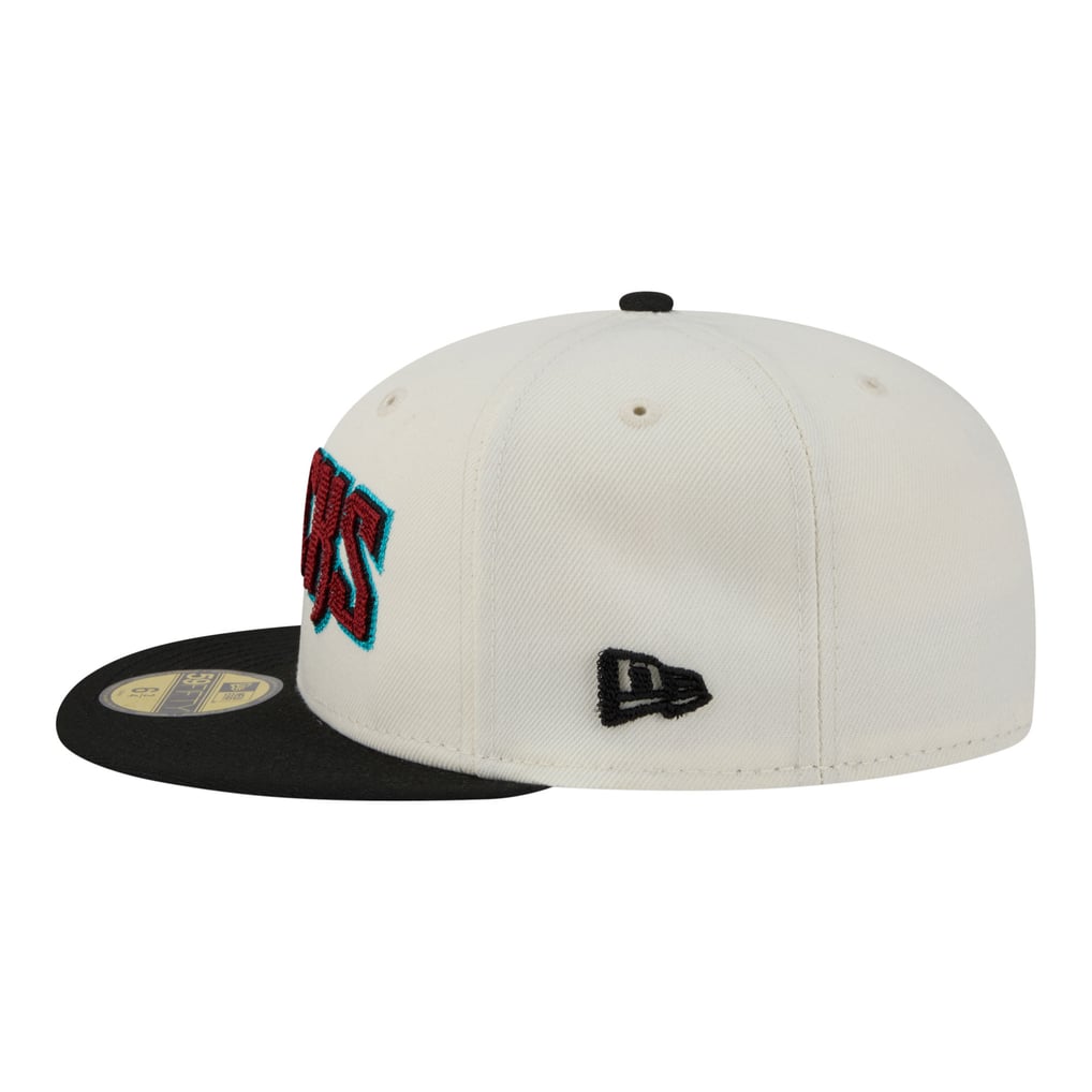  Arizona Diamondbacks New Era Two-Tone Stitch 59FIFTY Fitted Hat - Cream