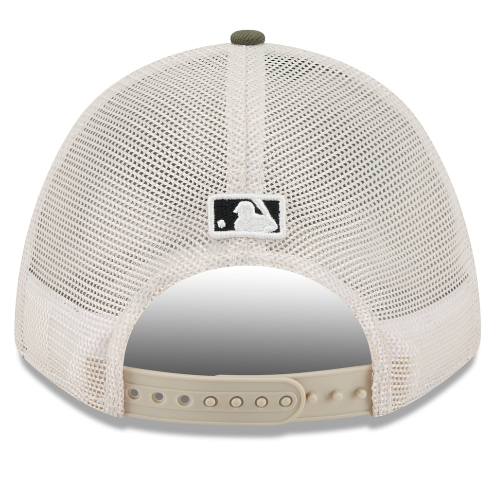 Arizona Diamondbacks New Era 2025 Armed Forces Day 9FORTY M-Crown A-Frame Adjustable Hat - Light Beige/Olive