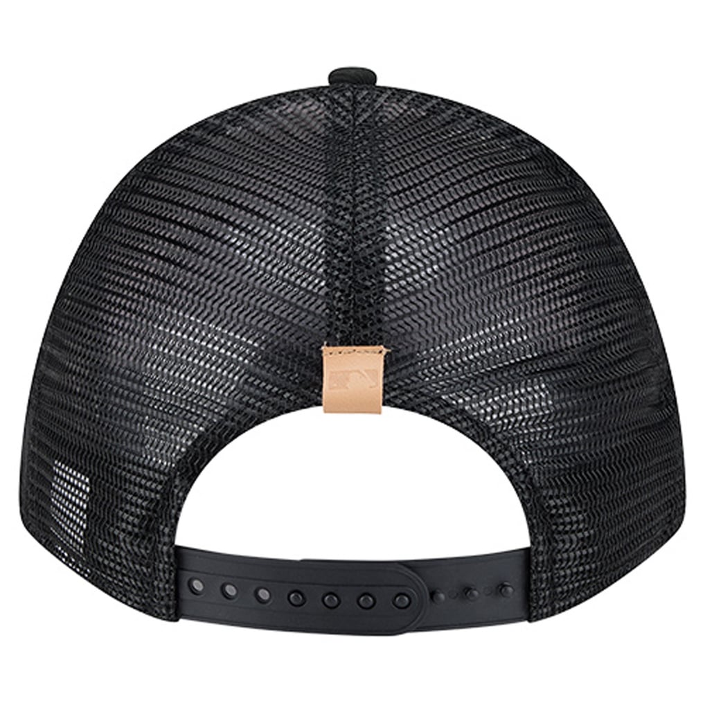 Arizona Diamondbacks New Era Text A-Frame Trucker 9FORTY Hat - Stone/Black