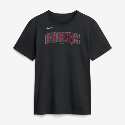 Arizona Diamondbacks Nike Team Wordmark T-Shirt - Black