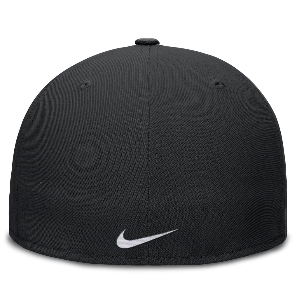 Arizona Diamondbacks Nike Wordmark Dri-FIT Round Bill True Fitted Hat - Black