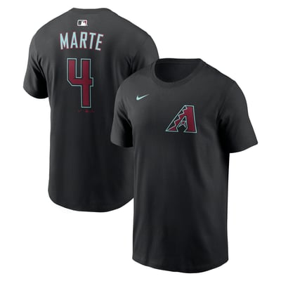 Ketel Marte Arizona Diamondbacks Nike Home Name & Number T-Shirt - Black