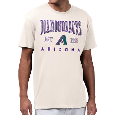  Arizona Diamondbacks Starter Established Logo T-Shirt - Cream