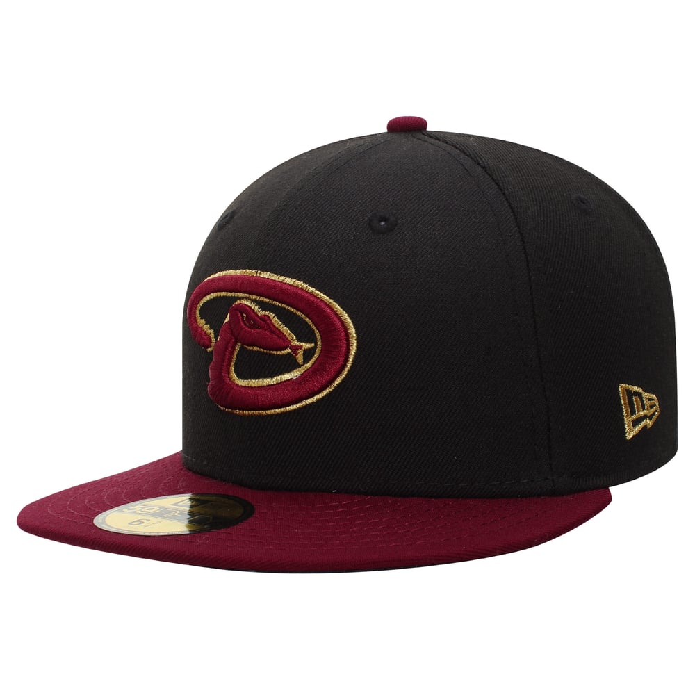 New Era Arizona Diamondbacks Two-Tone 59FIFTY Fitted Hat - Black/Sedona Red