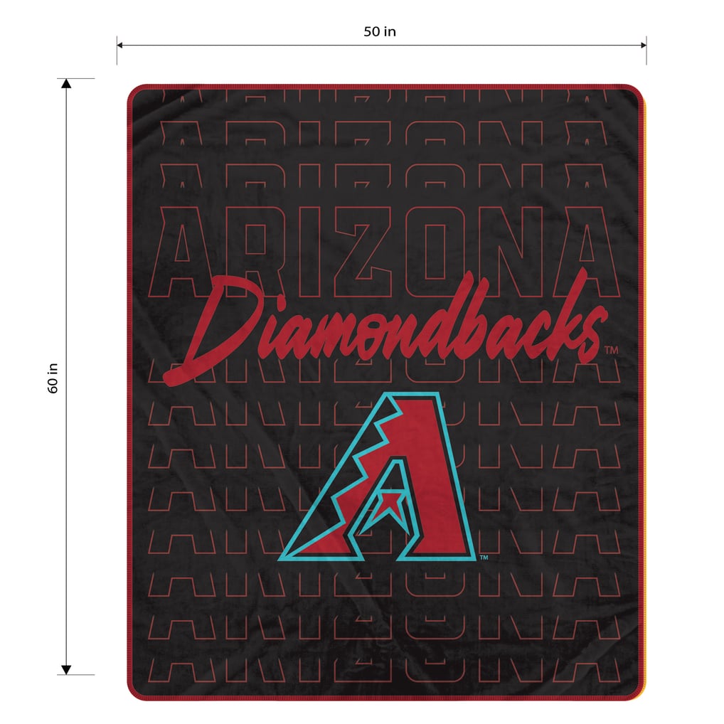 Arizona Diamondbacks Pegasus Echo Script Fade 50" x 60" Ultra Soft Throw Blanket