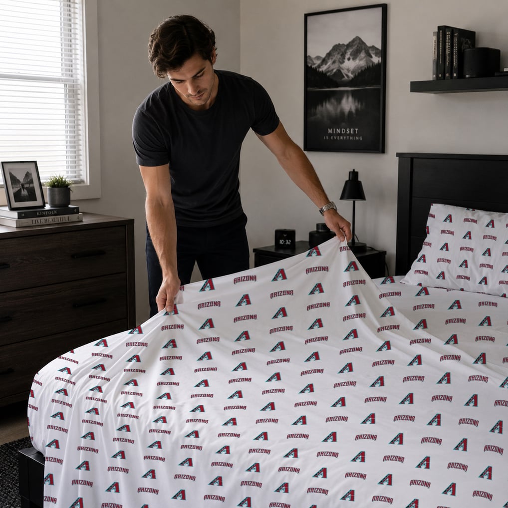 Arizona Diamondbacks Pegasus Three-Piece Twin Sheet Set