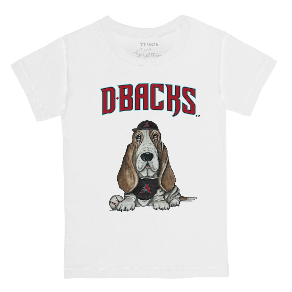 Arizona Diamondbacks Tiny Turnip Toddler Puddy T-Shirt - White