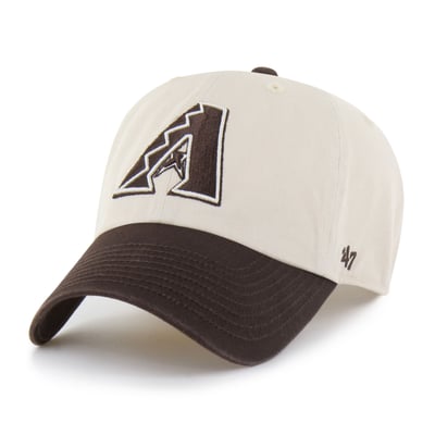  Arizona Diamondbacks '47 Unisex Two-Tone Fashion Clean Up Adjustable Hat - Natural/Brown