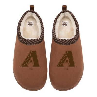 Arizona Diamondbacks ISlide Unisex Tonal Logo Mission Slippers - Tan

