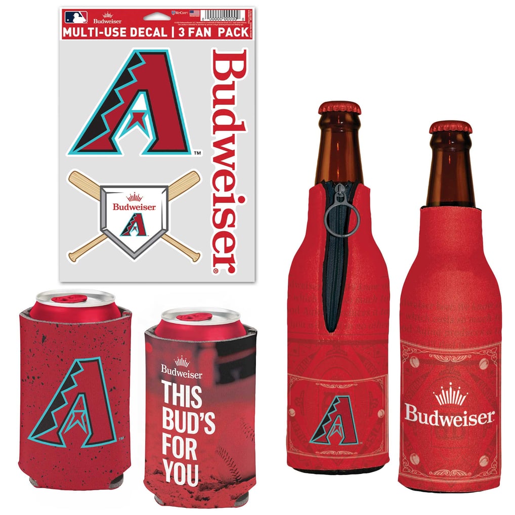 Arizona Diamondbacks WinCraft MLB x Budweiser Can Cooler, Bottle Cooler & Decal Pack