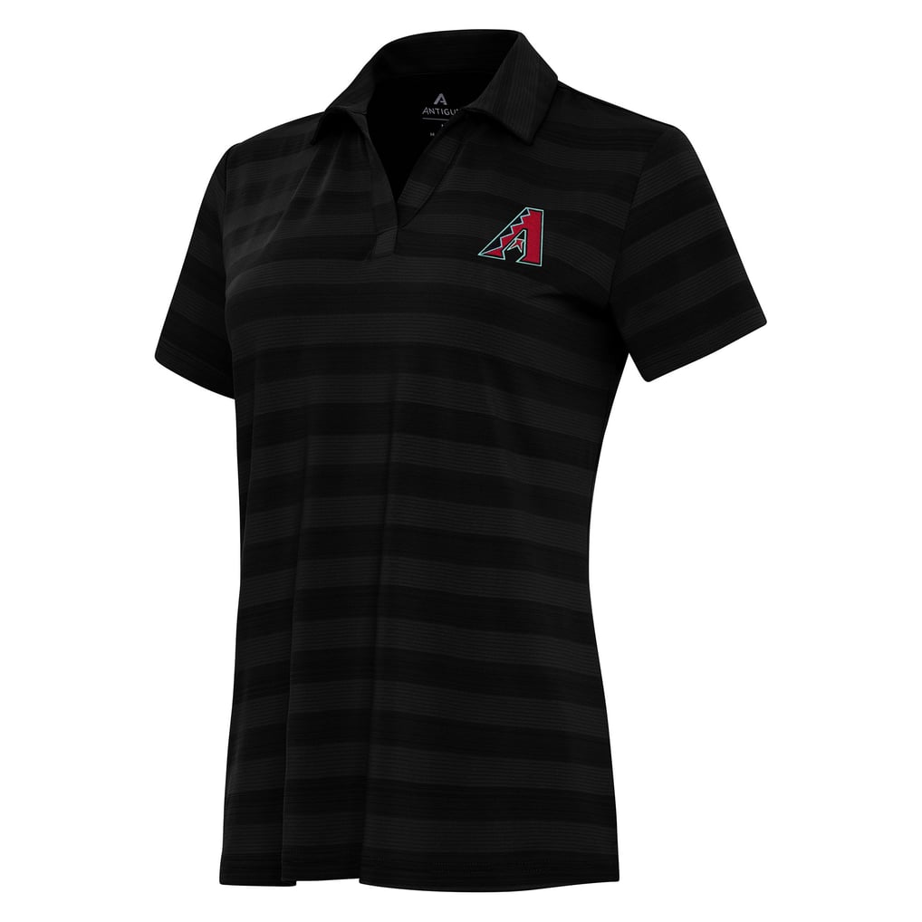 Arizona Diamondbacks Antigua Women's Patch Tunnel Polo - Black
