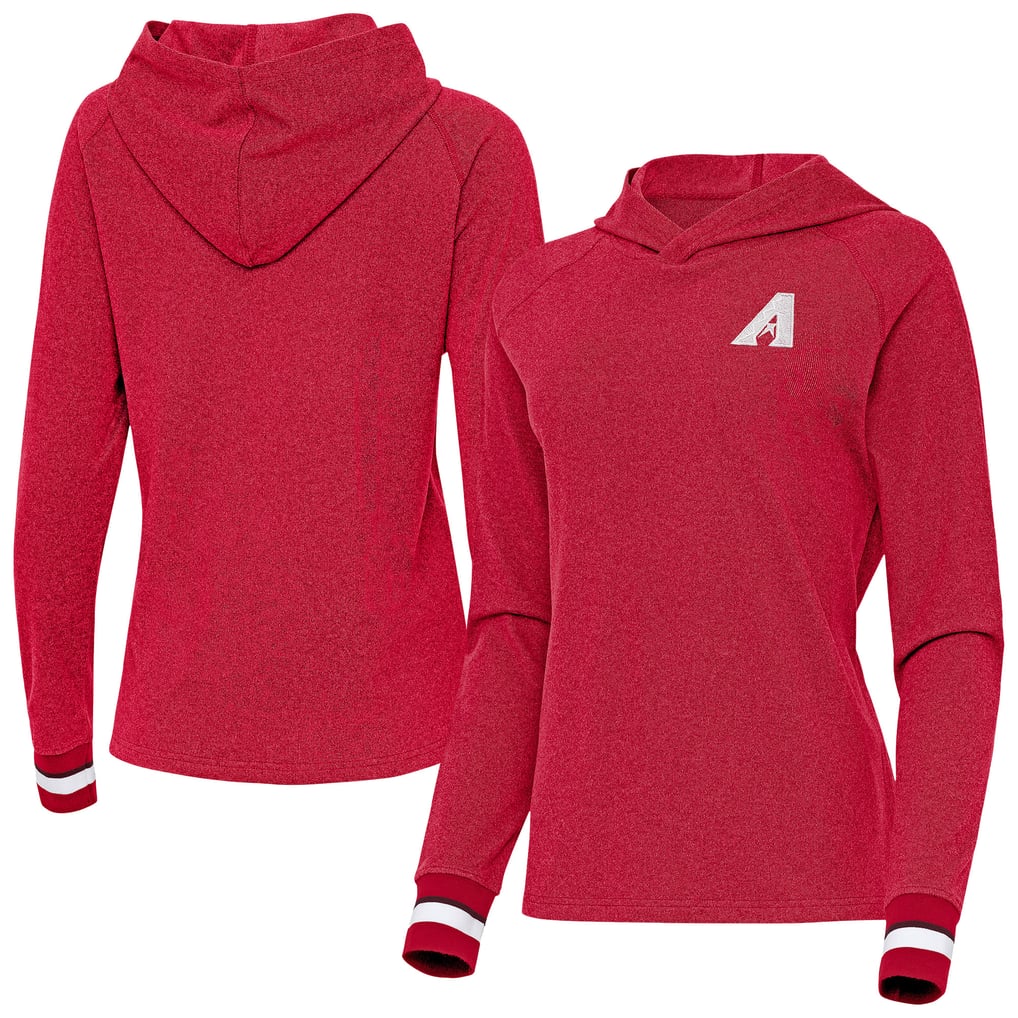 Arizona Diamondbacks Antigua Women's Trek Pullover Hoodie - Red