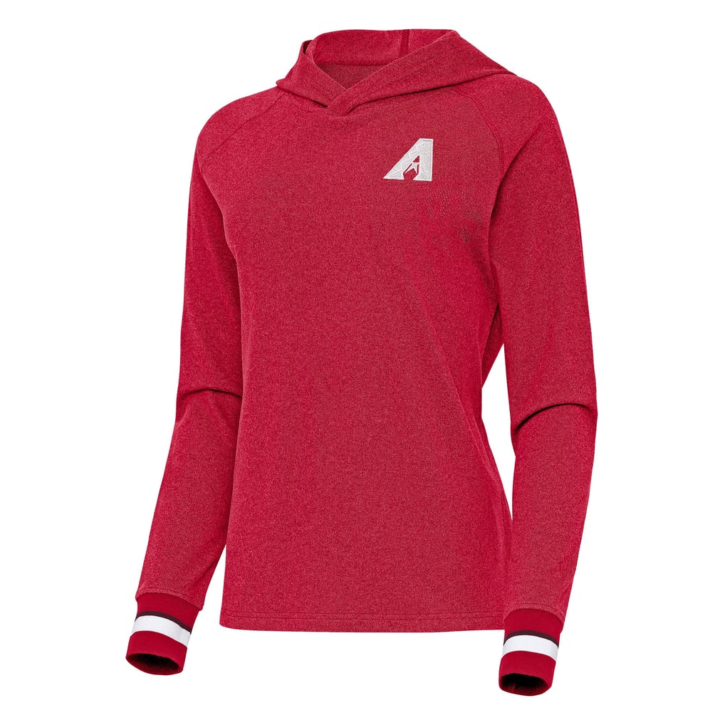 Arizona Diamondbacks Antigua Women's Trek Pullover Hoodie - Red
