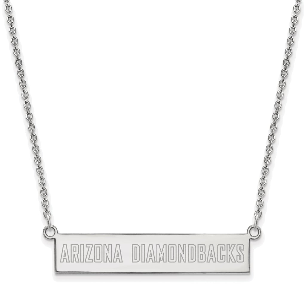 Arizona Diamondbacks Women's Sterling Silver Small Bar Necklace