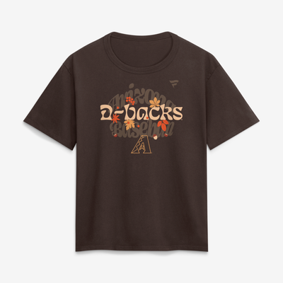 Arizona Diamondbacks Women's Fall Leaves T-Shirt - Brown