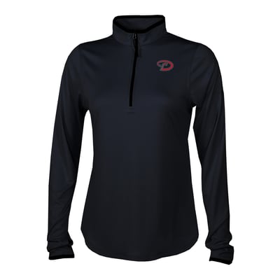 Arizona Diamondbacks Columbia Women's Fairway Breeze Quarter-Zip Pullover - Black