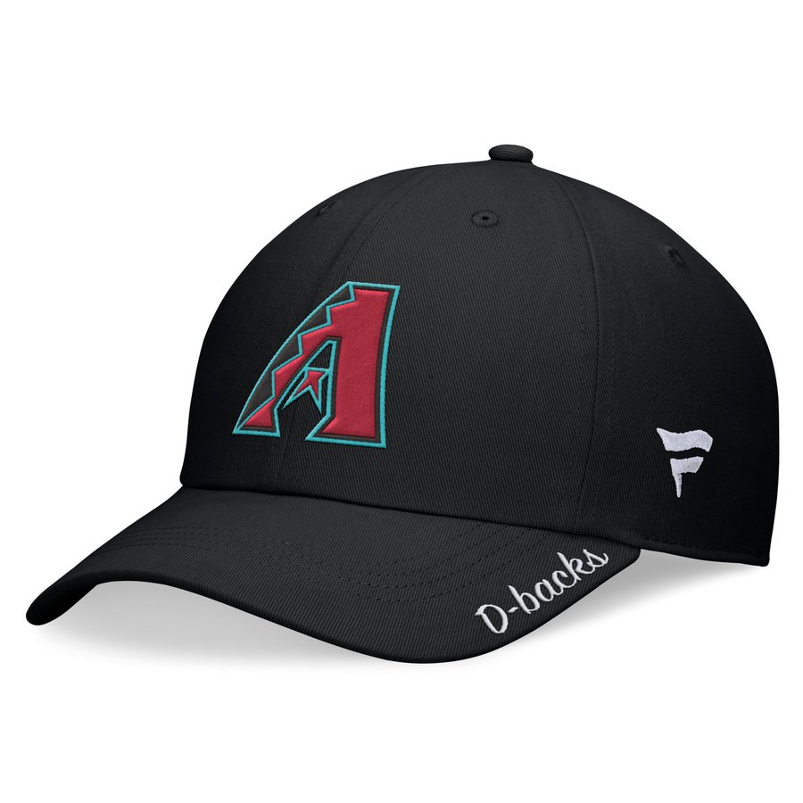Women's Arizona Diamondbacks Fanatics Black Team Core Adjustable Hat