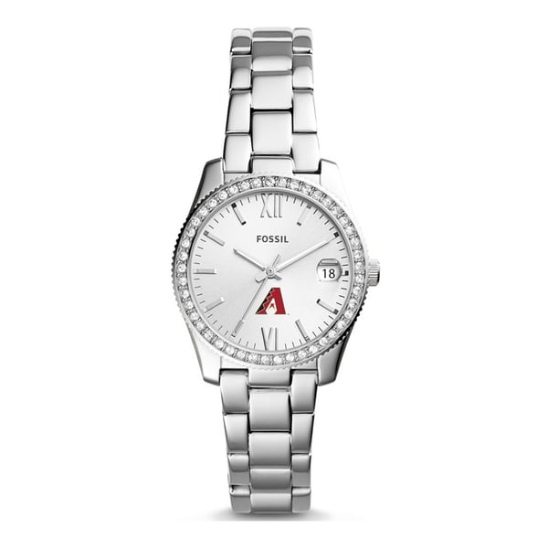 Fossil AZ Diamondbacks MLB Red 21mm Womens Watch Steel Bracelet w New Battery Fossil Red Watches for Women on Sale up to 90% Off: Poshmark main image 4