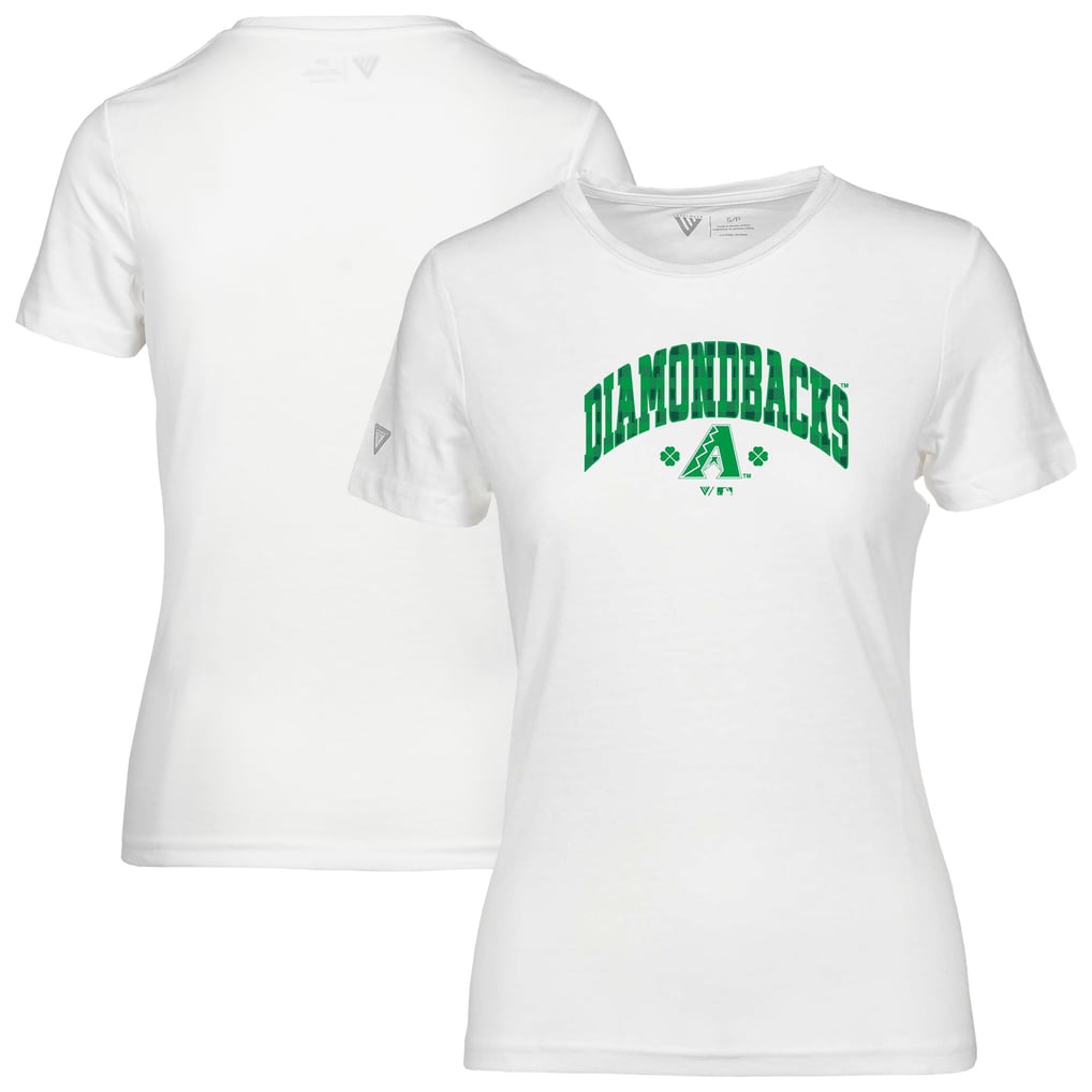 Women's Arizona Diamondbacks Levelwear White St. Patrick's Day Plaid ...