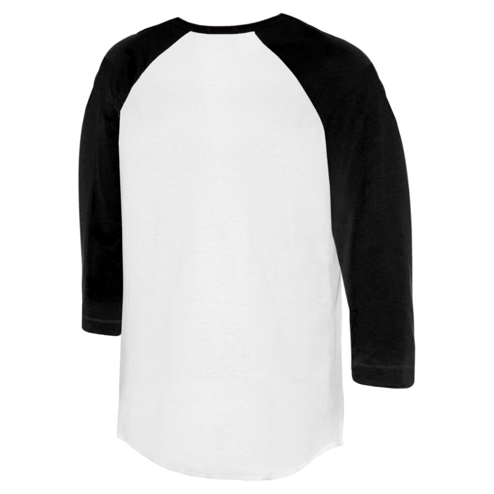 Arizona Diamondbacks Tiny Turnip Women's Shark 3/4-Sleeve Raglan T-Shirt - White/Black