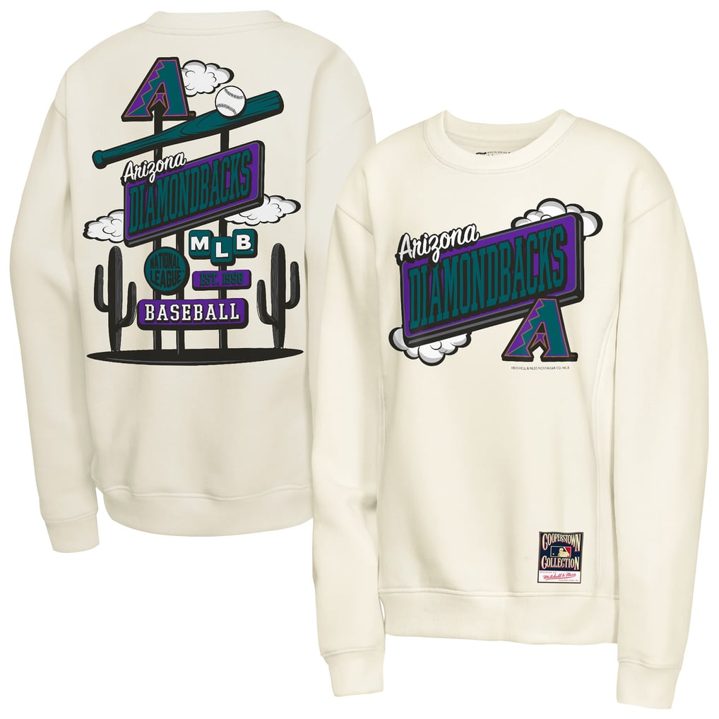 Arizona Diamondbacks Mitchell & Ness Youth Retro Billboard Sweatshirt - Natural