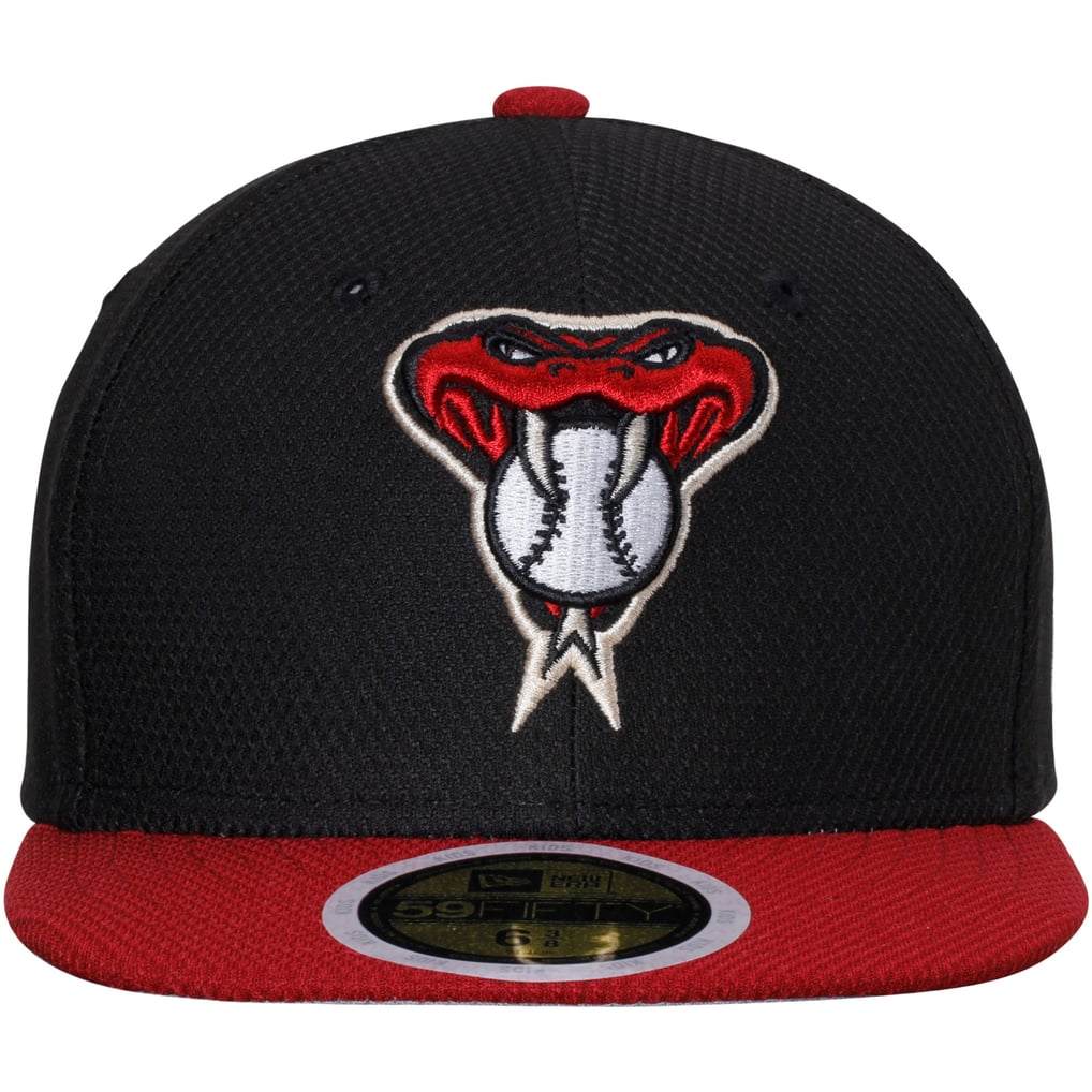 Youth Arizona Diamondbacks New Era Black/Red Diamond Era 59FIFTY Fitted Hat