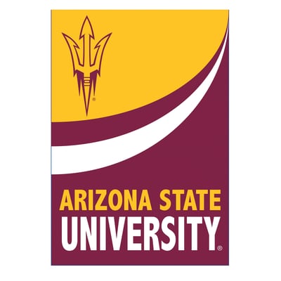  Arizona State Sun Devils 12.5" x 28" Color Wave Double-Sided Burlap Garden Flag