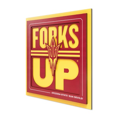 Arizona State Sun Devils 12" x 12" Slogan Series 3D Wall Art