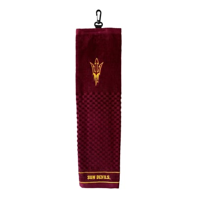 Arizona State Sun Devils 16" X 22" Tri-Fold Embroidered Scrubber Golf Towel