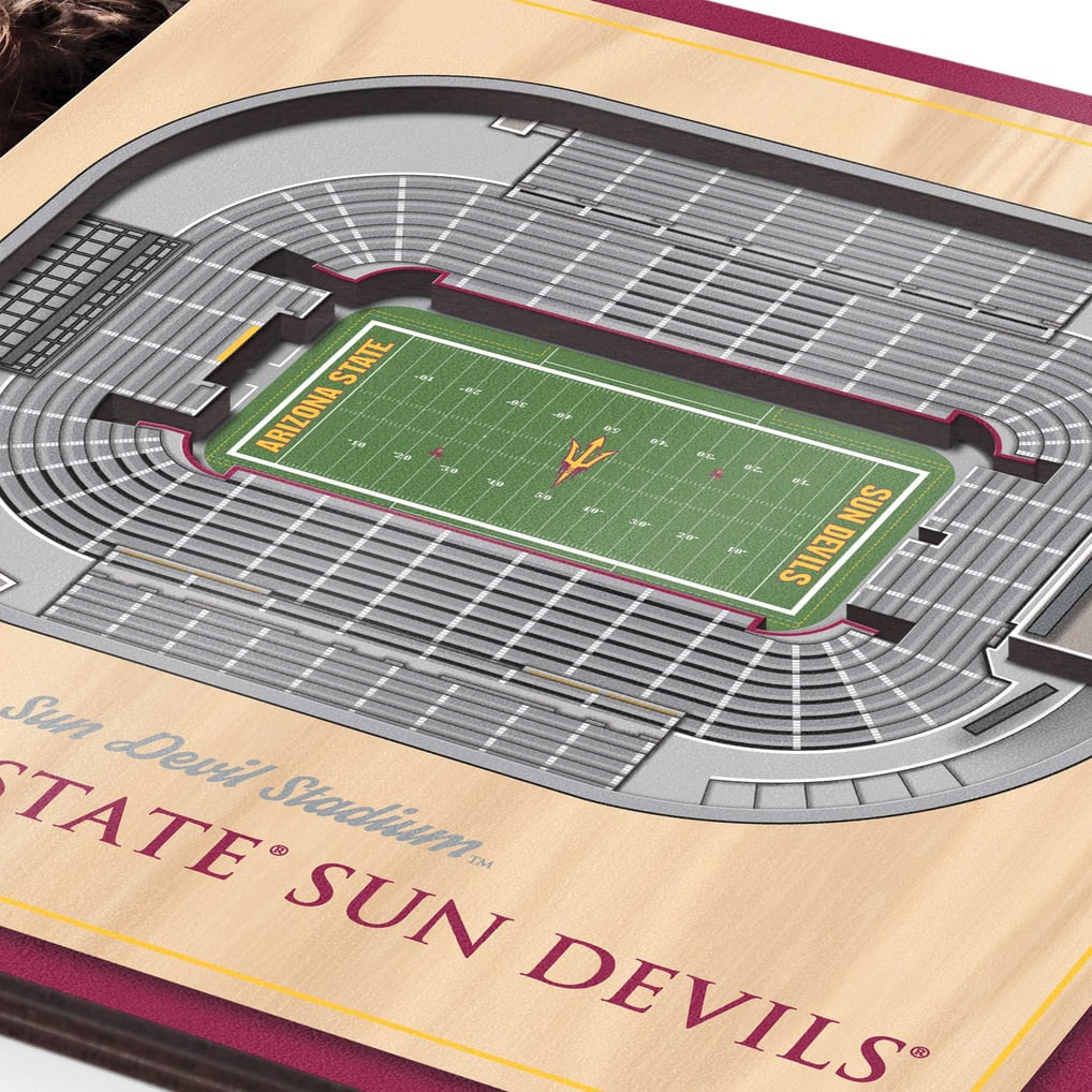 Arizona State Sun Devils 3D StadiumView Picture Frame