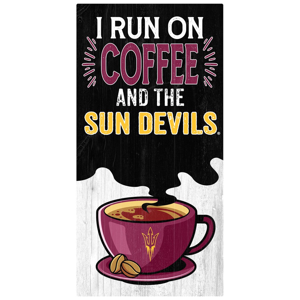 Arizona State Sun Devils 6" x 12" Coffee Wall Art