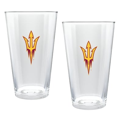 Arizona State Sun Devils Two-Piece 16oz. Double Play Pint Glass Set