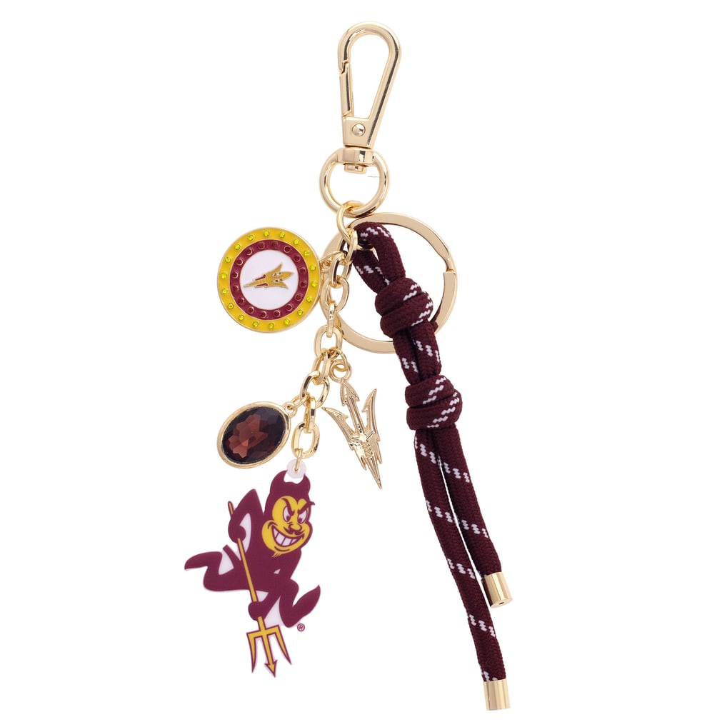 Arizona State Sun Devils CANVAS Style 18k Gold-Plated Cluster Bag Charm