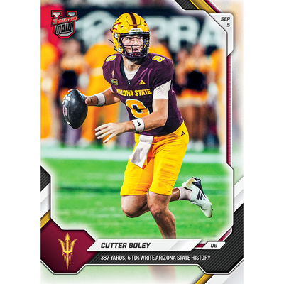 Cutter Boley - 2026-27 Bowman U NOW® Football - Card 4