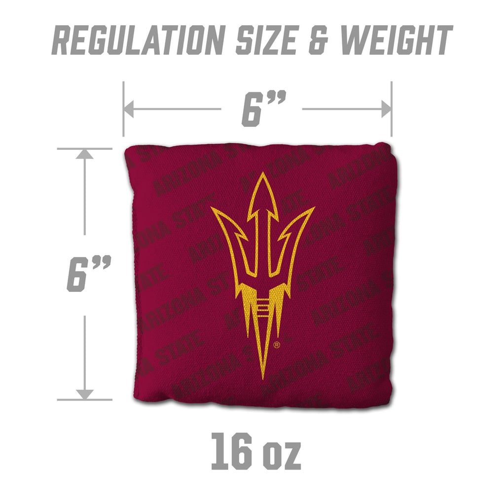 Arizona State Sun Devils Fanpoint Four-Piece Cornhole Bag Set