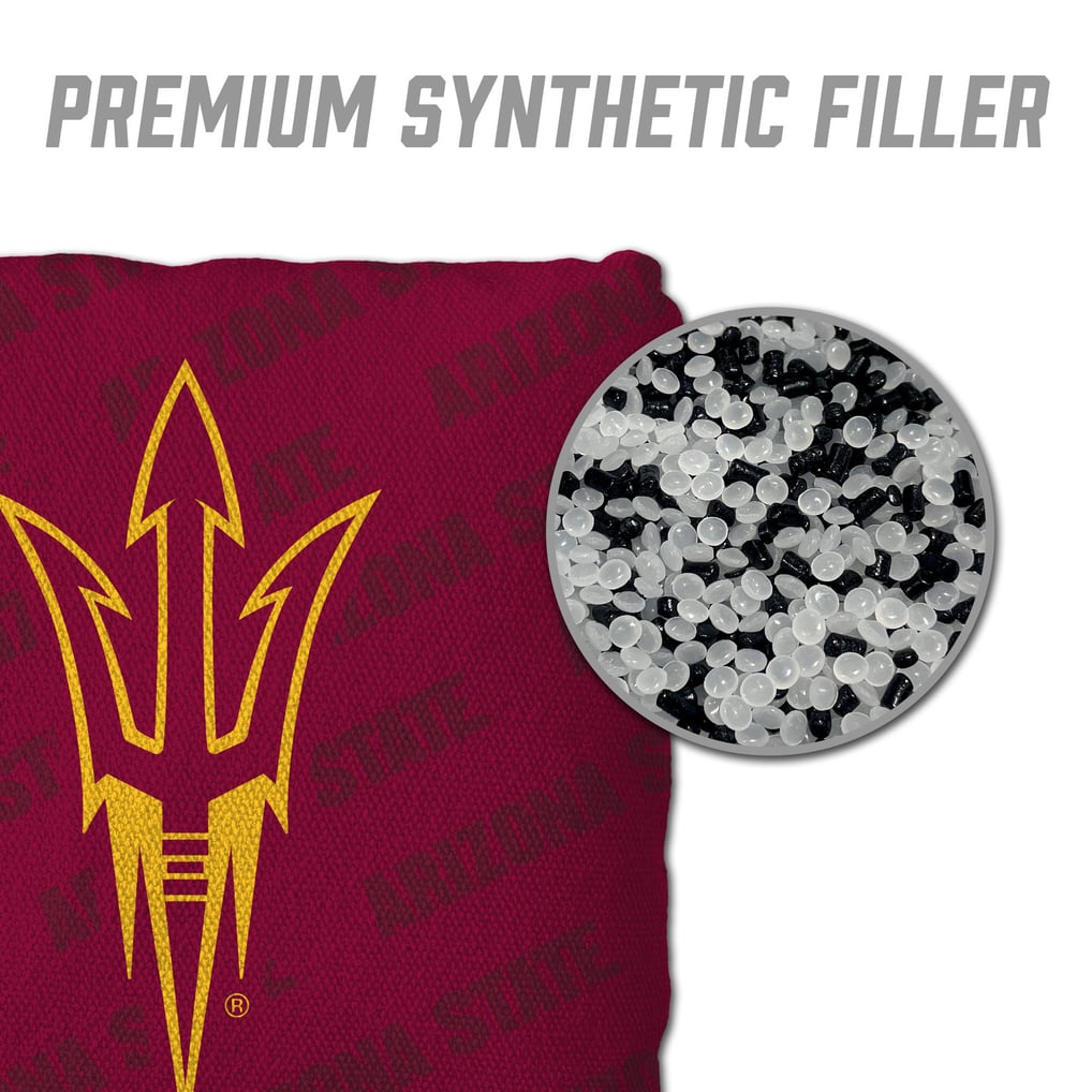 Arizona State Sun Devils Fanpoint Four-Piece Cornhole Bag Set