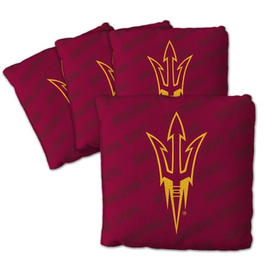 Arizona State Sun Devils Fanpoint Four-Piece Cornhole Bag Set