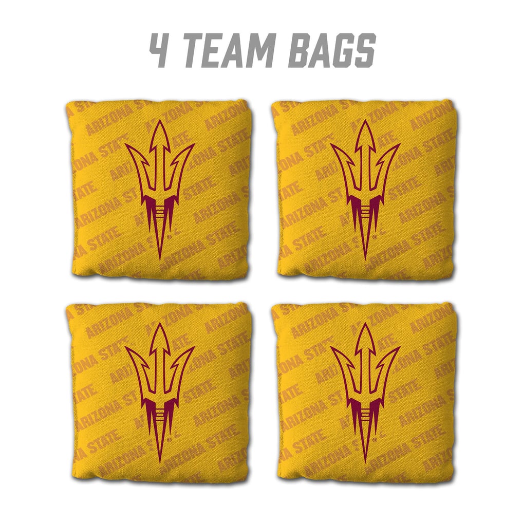 Arizona State Sun Devils Fanpoint Four-Piece Cornhole Bag Set