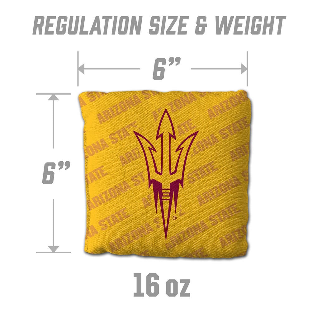 Arizona State Sun Devils Fanpoint Four-Piece Cornhole Bag Set