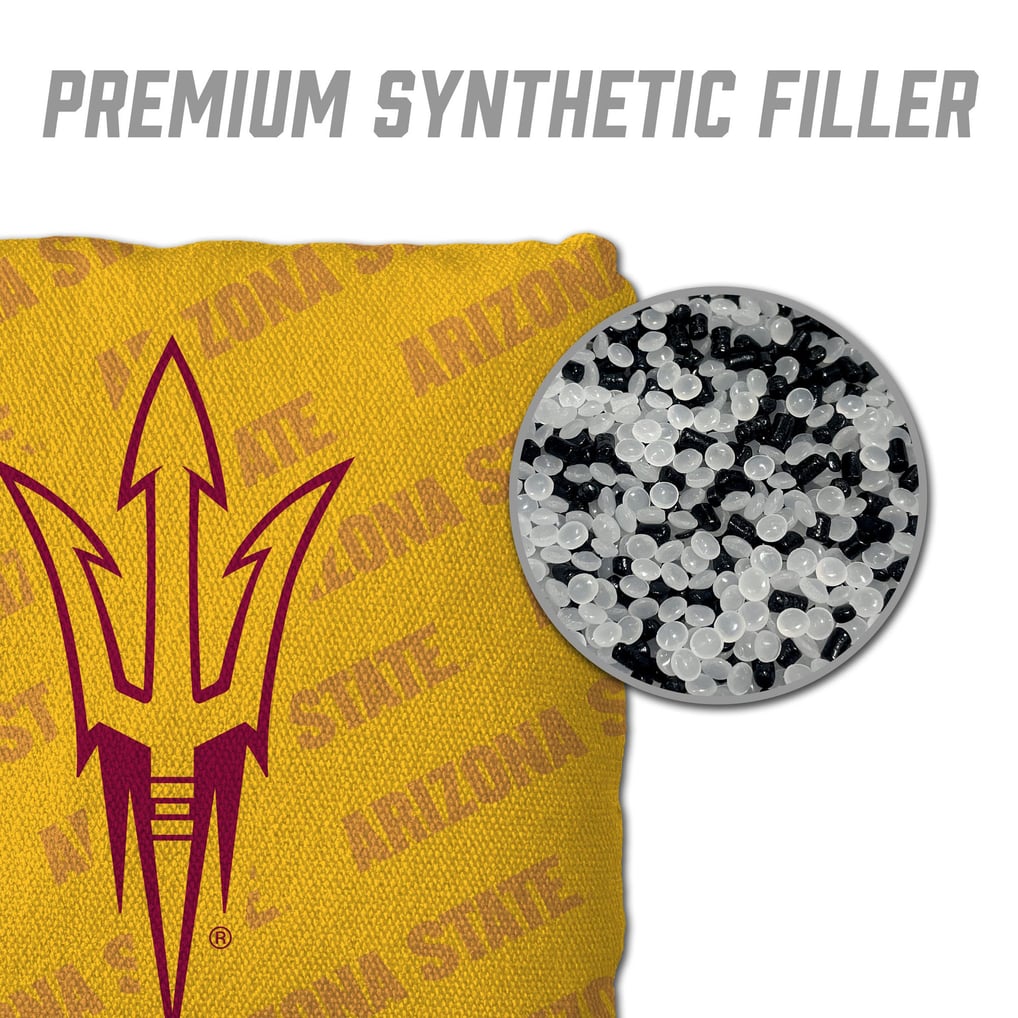 Arizona State Sun Devils Fanpoint Four-Piece Cornhole Bag Set