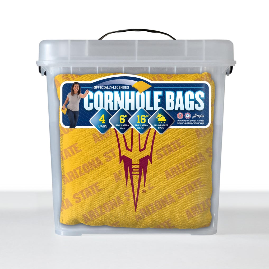 Arizona State Sun Devils Fanpoint Four-Piece Cornhole Bag Set
