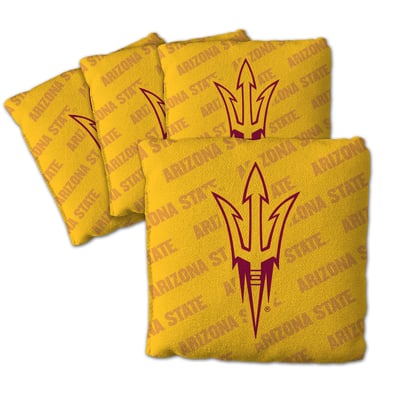Arizona State Sun Devils Fanpoint Four-Piece Cornhole Bag Set